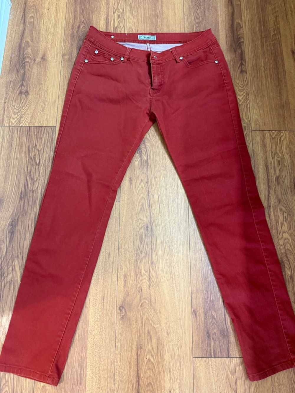 Skinny Red Women’s Jeans - Unknown Brand